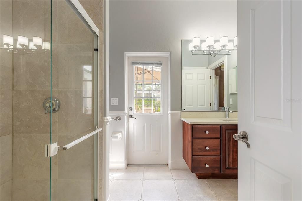 Bathroom, Glass Shower, Interior