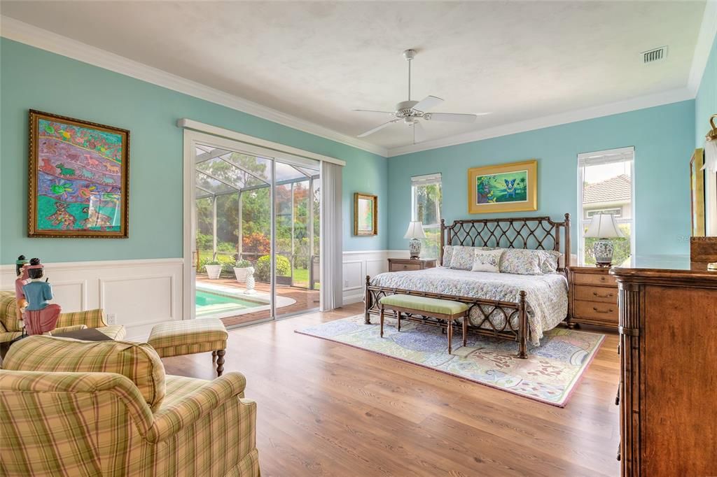 Bedroom, Interior, Wood Texture Flooring