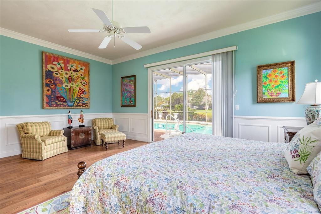 Bedroom, Interior, Wood Texture Flooring