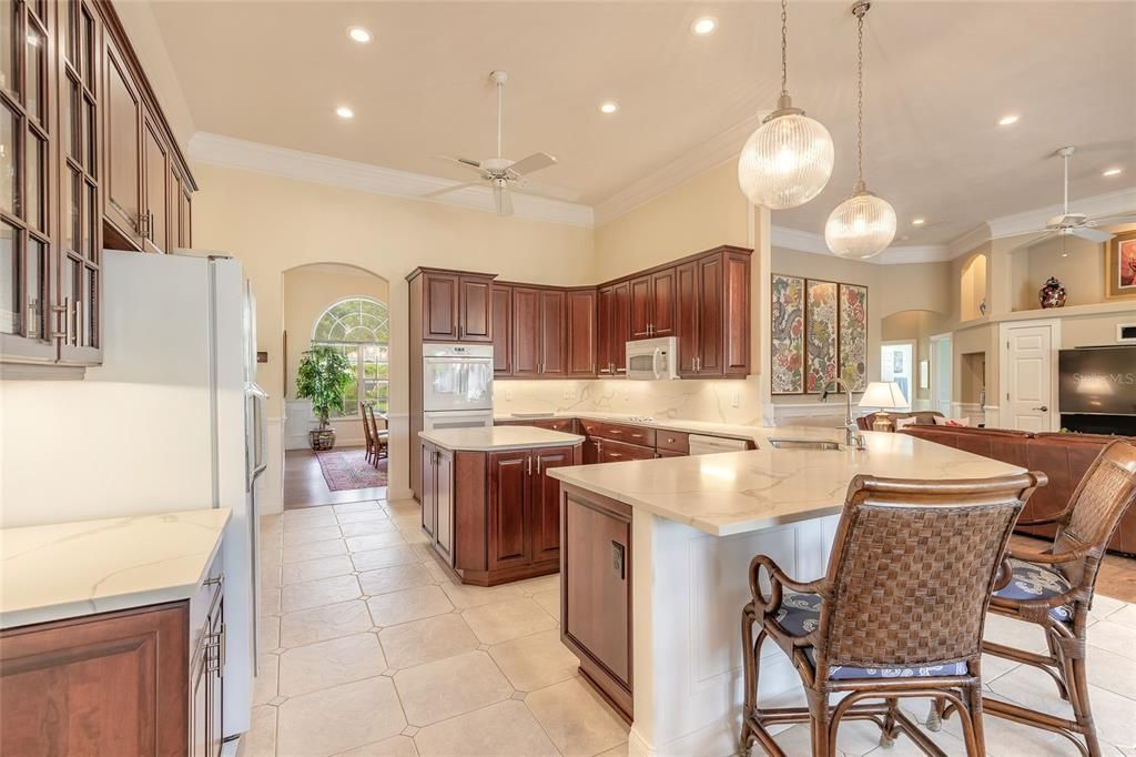 Interior, Kitchen, Pendant Lights, Recessed Lighting