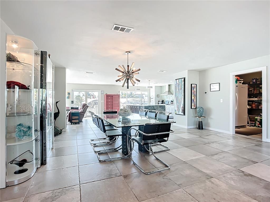 Dining room, Interior, Pendant Lights