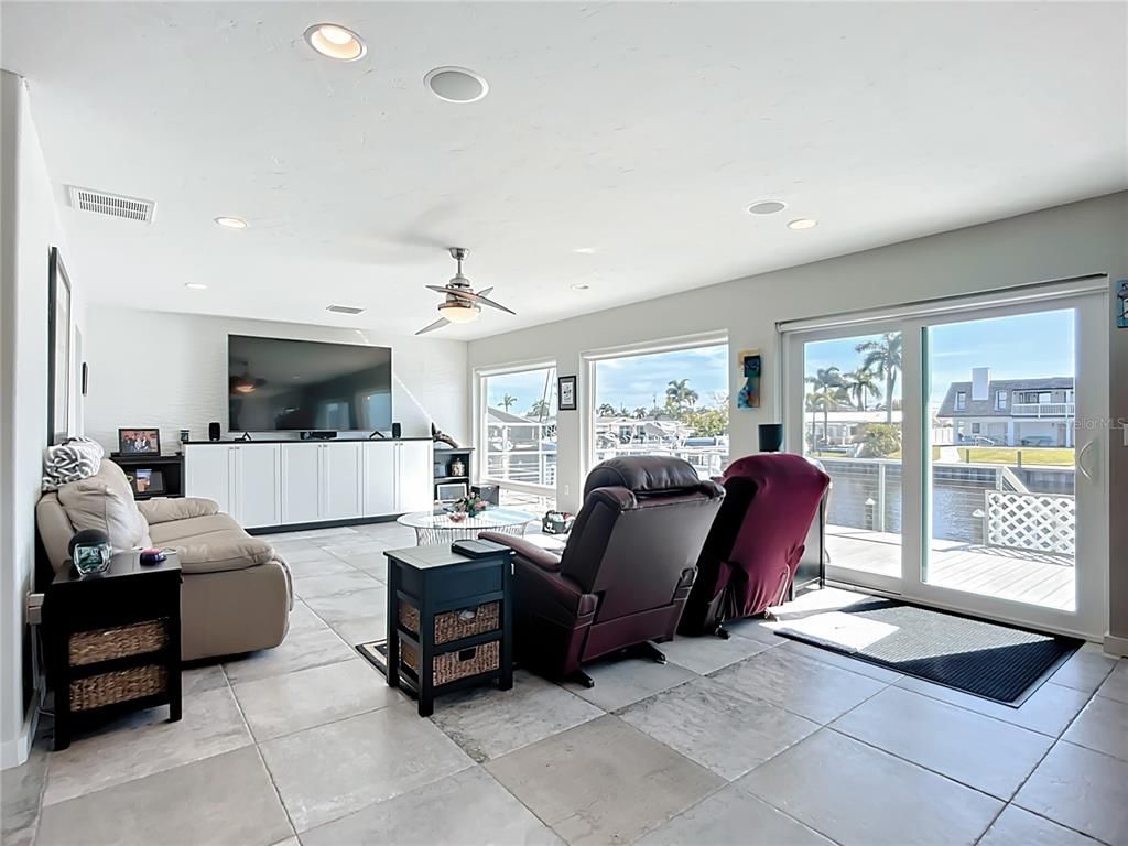 Interior, Living room, Recessed Lighting