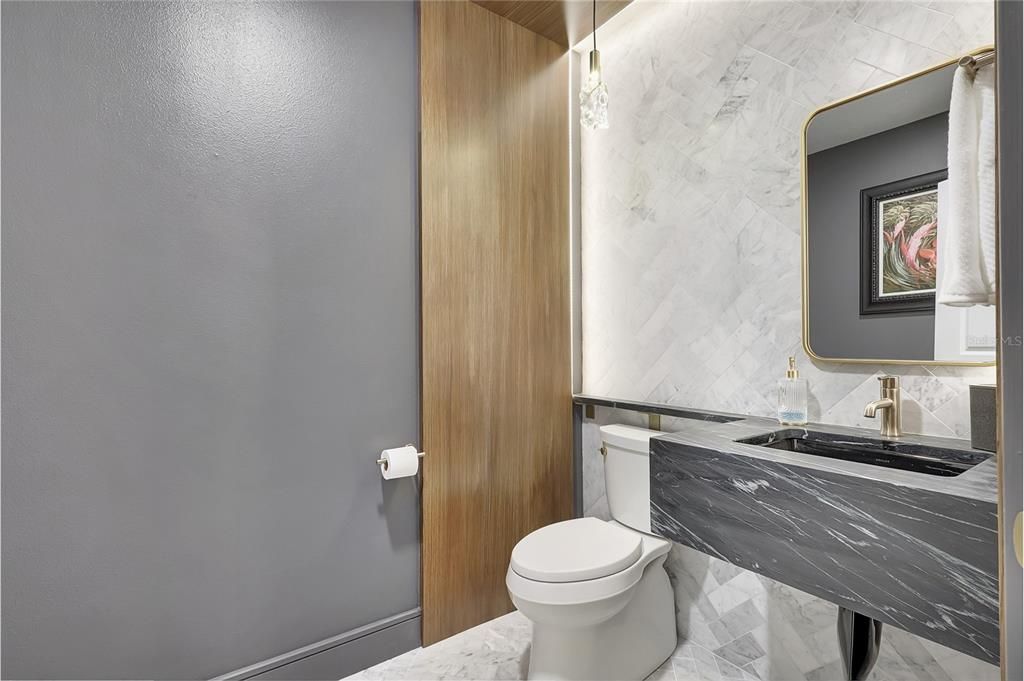 Bathroom, Interior, Marble, Marble Walls