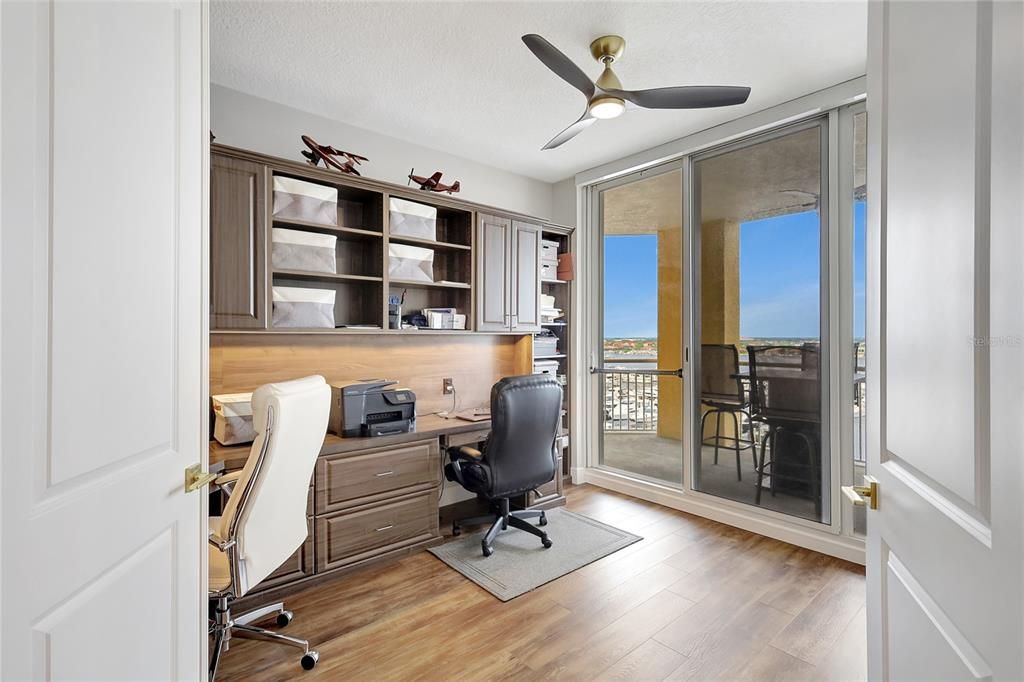 Home Office, Interior, Wood Texture Flooring