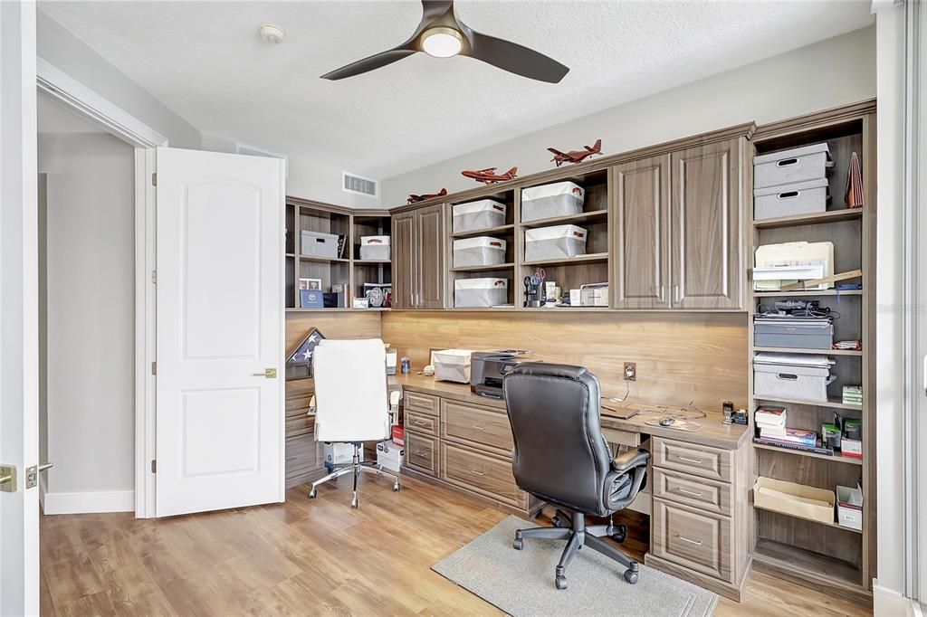Home Office, Interior, Wood Texture Flooring