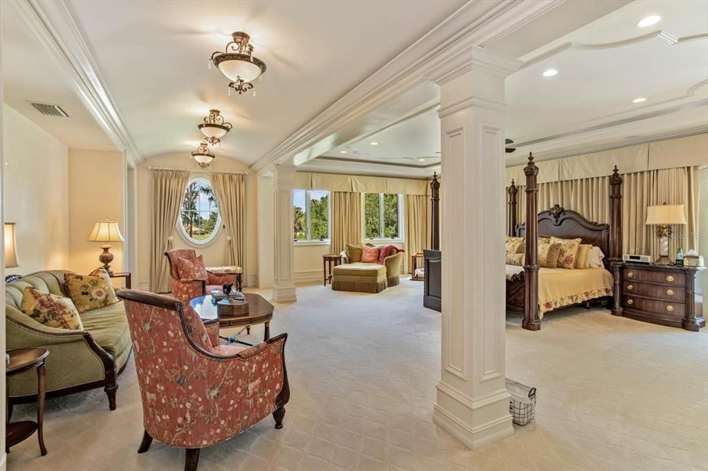 Bedroom, Interior, Recessed Lighting