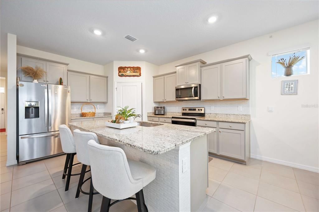 Interior, Kitchen, Recessed Lighting, Stainless Steel Appliances
