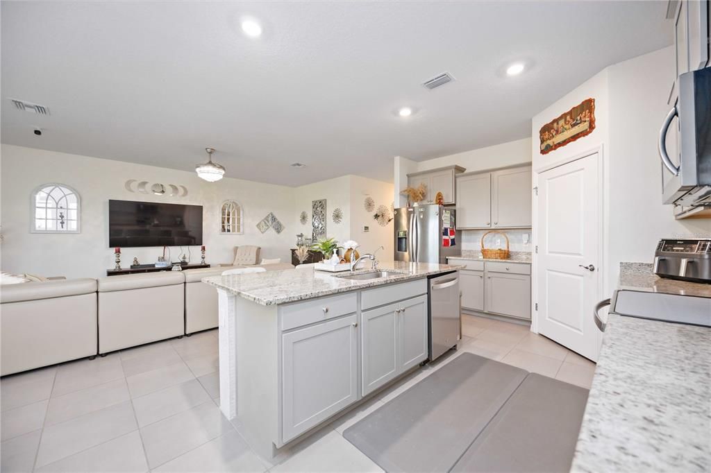 Interior, Kitchen, Living room, Recessed Lighting, Stainless Steel Appliances