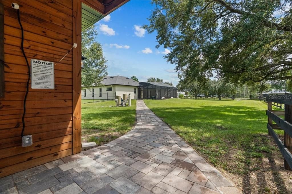 Backyard, Exterior