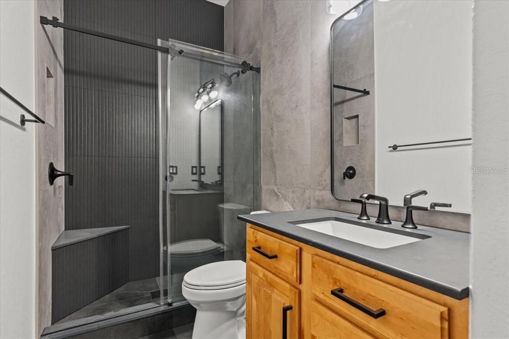 Bathroom, Glass Shower, Interior