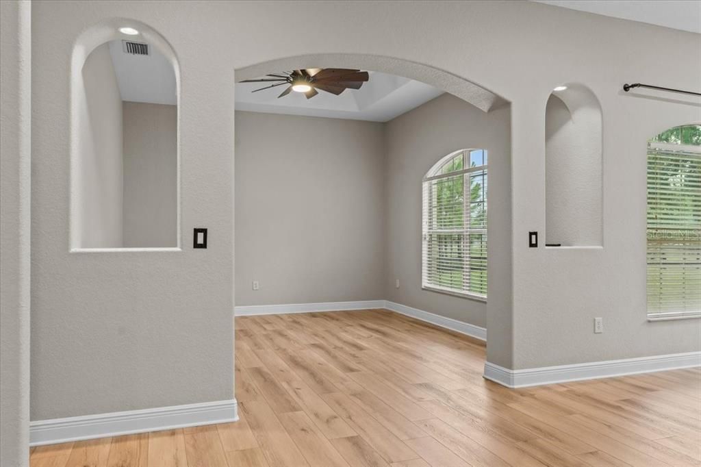 Empty room, Interior, Wood Texture Flooring