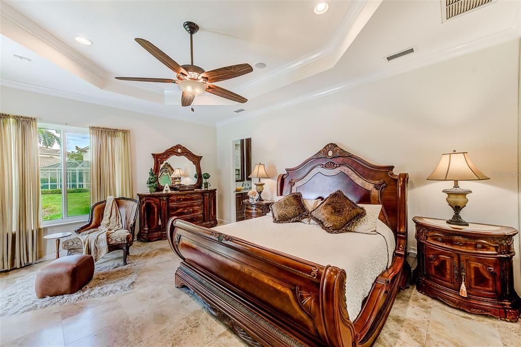 Bedroom, Interior, Recessed Lighting