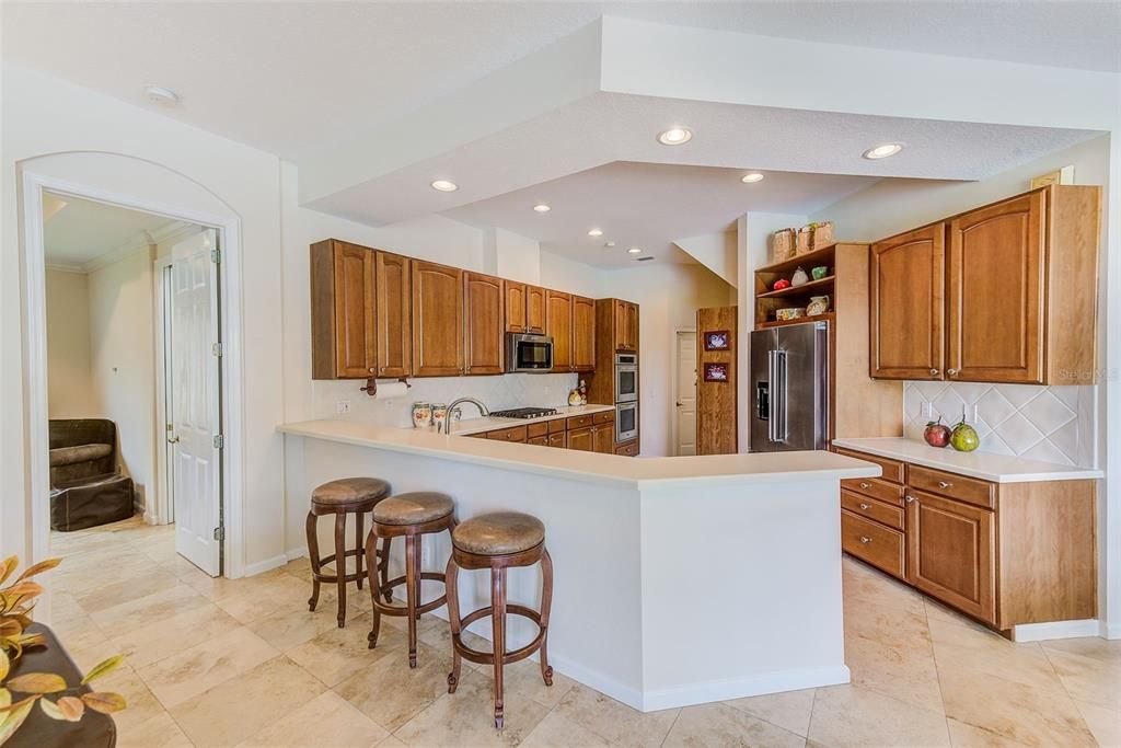 Interior, Kitchen, Recessed Lighting, Stainless Steel Appliances