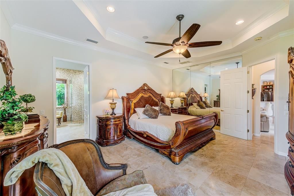 Bedroom, Interior, Recessed Lighting