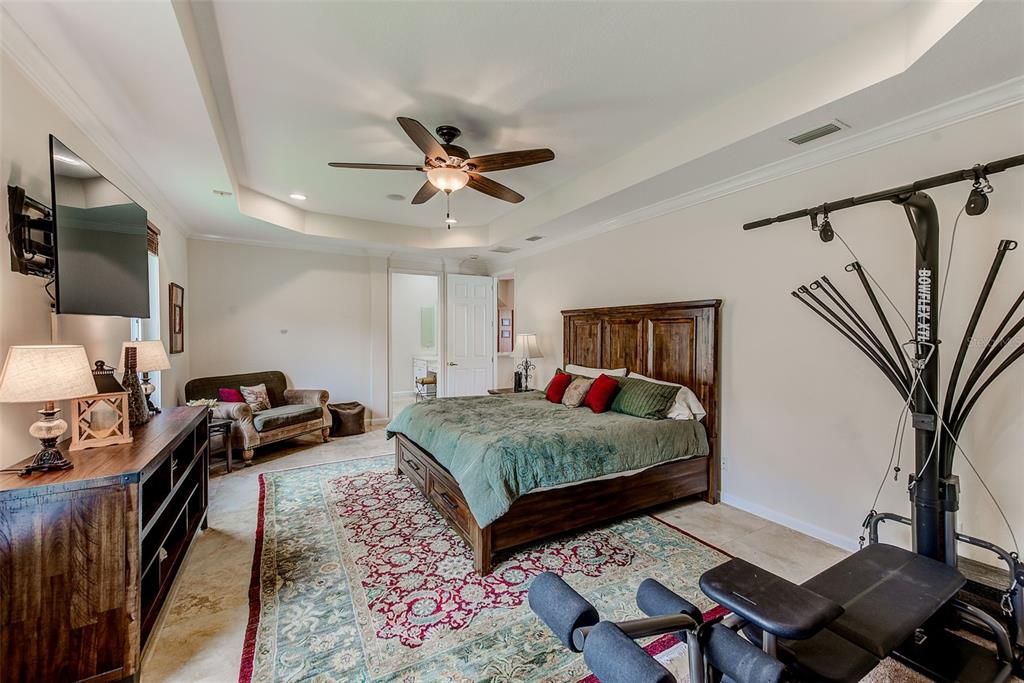 Bedroom, Interior, Recessed Lighting