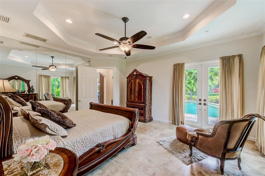 Bedroom, Interior, Recessed Lighting