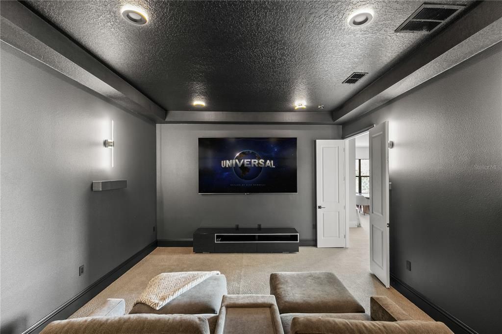 Interior, Recessed Lighting, Theatre Room