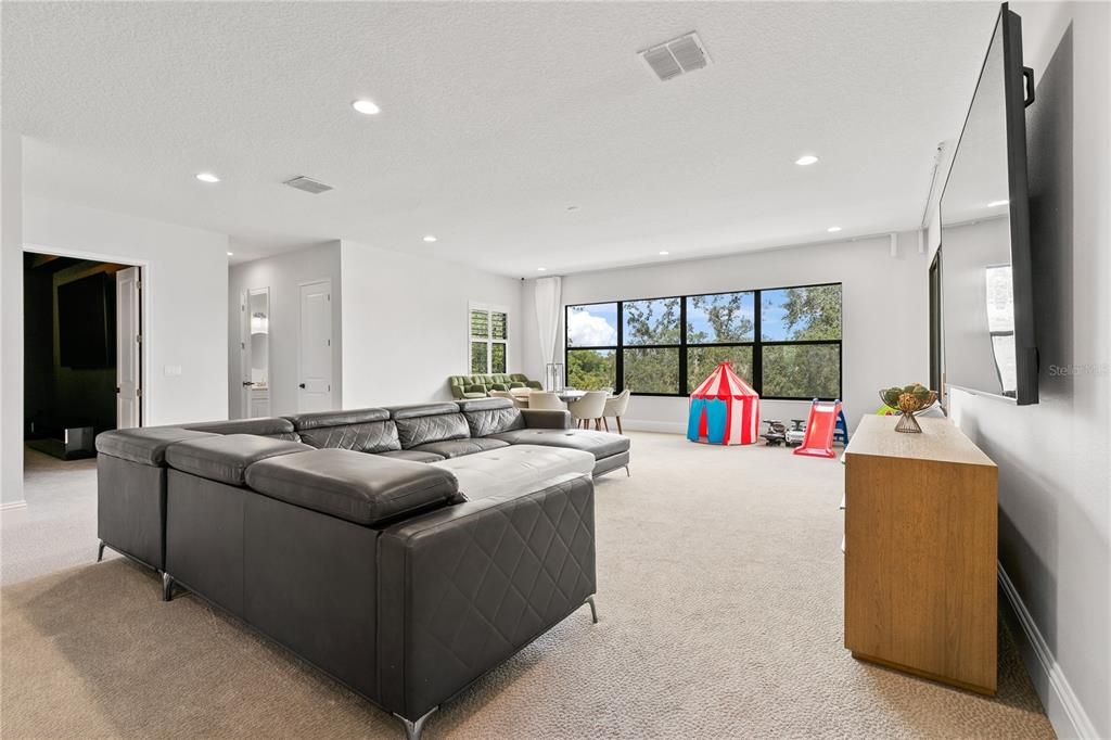 Interior, Living room, Recessed Lighting
