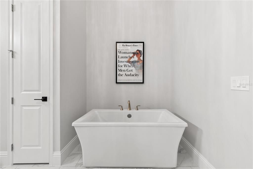 Bathroom, Free Standing Baths, Interior, Marble