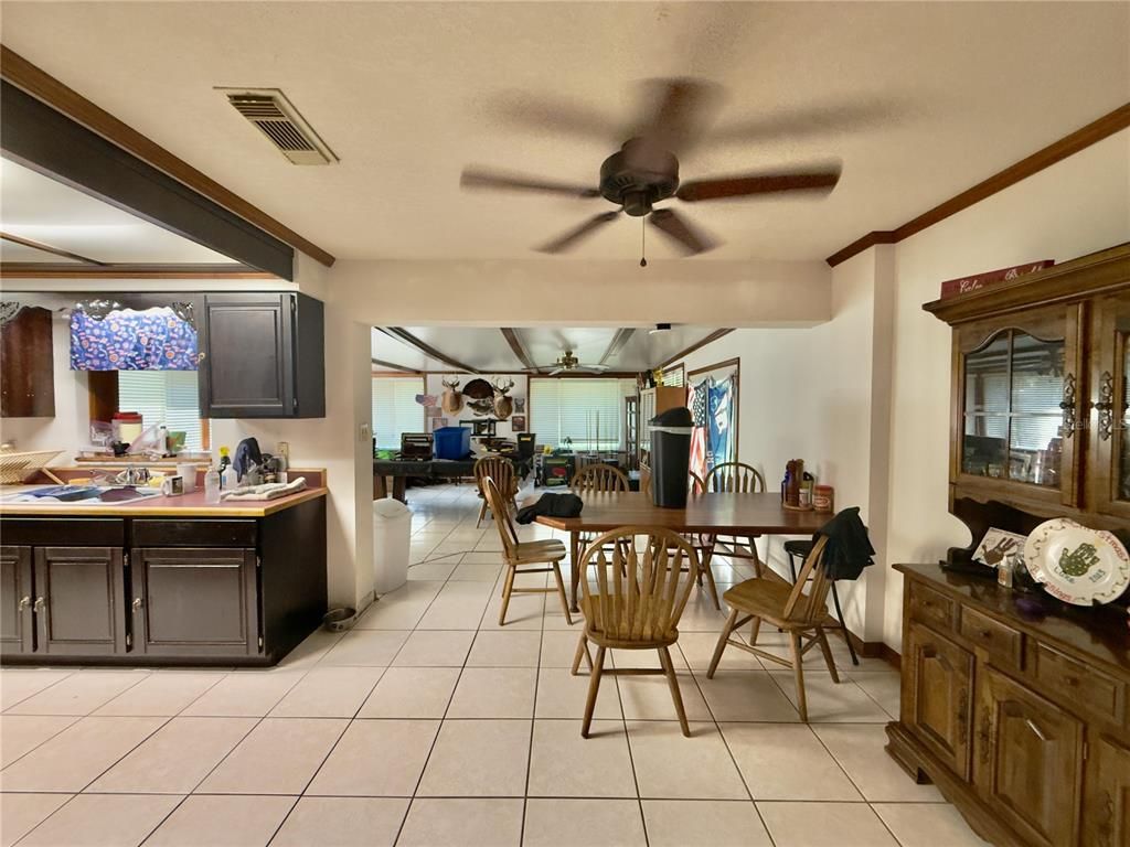 Dining room, Interior, Kitchen