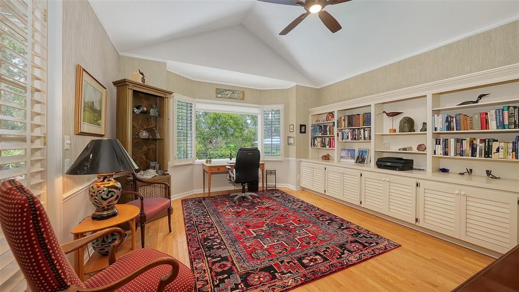 Home Office, Interior, Wood Texture Flooring