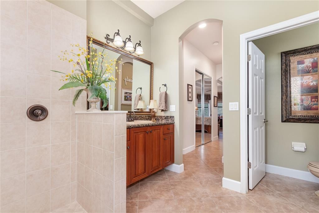 Bathroom, Interior, Recessed Lighting