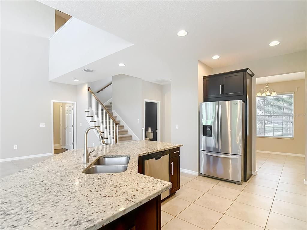 Interior, Kitchen, Recessed Lighting, Stainless Steel Appliances
