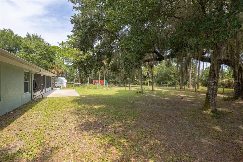 Backyard, Exterior