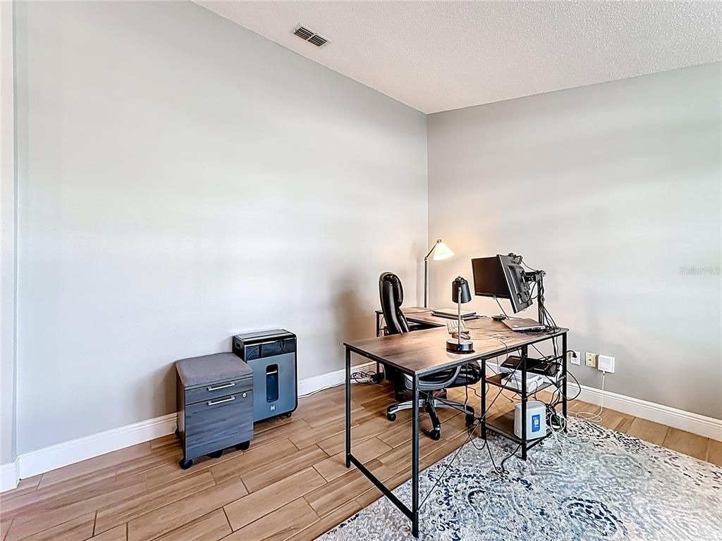 Home Office, Interior, Wood Texture Flooring