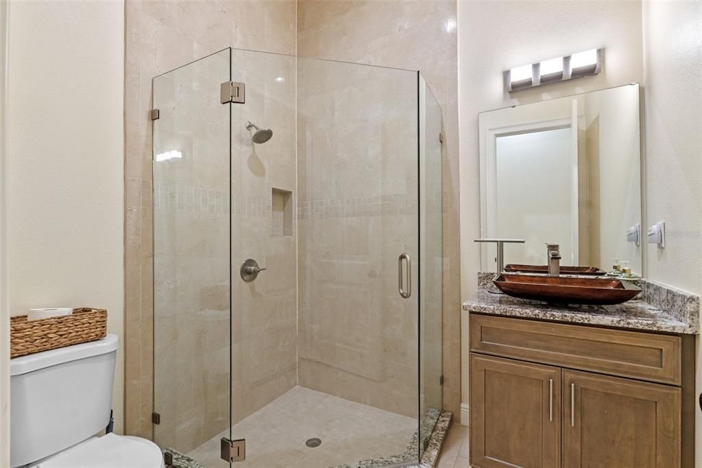 Bathroom, Glass Shower, Interior