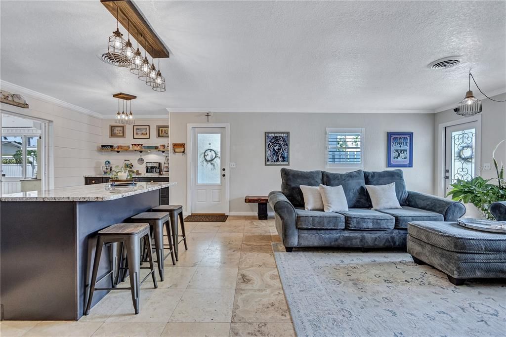 Interior, Kitchen, Living room, Pendant Lights