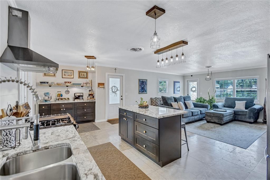 Interior, Kitchen, Living room, Pendant Lights