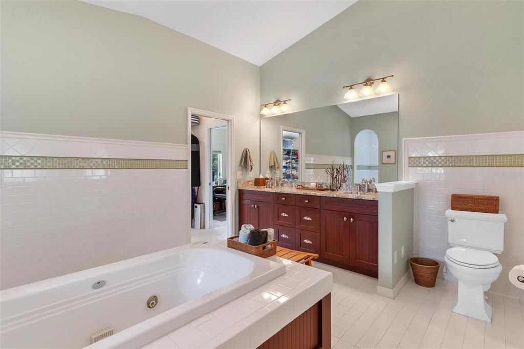 Bathroom, Dual Sink Vanities, Interior, Tile Countertops