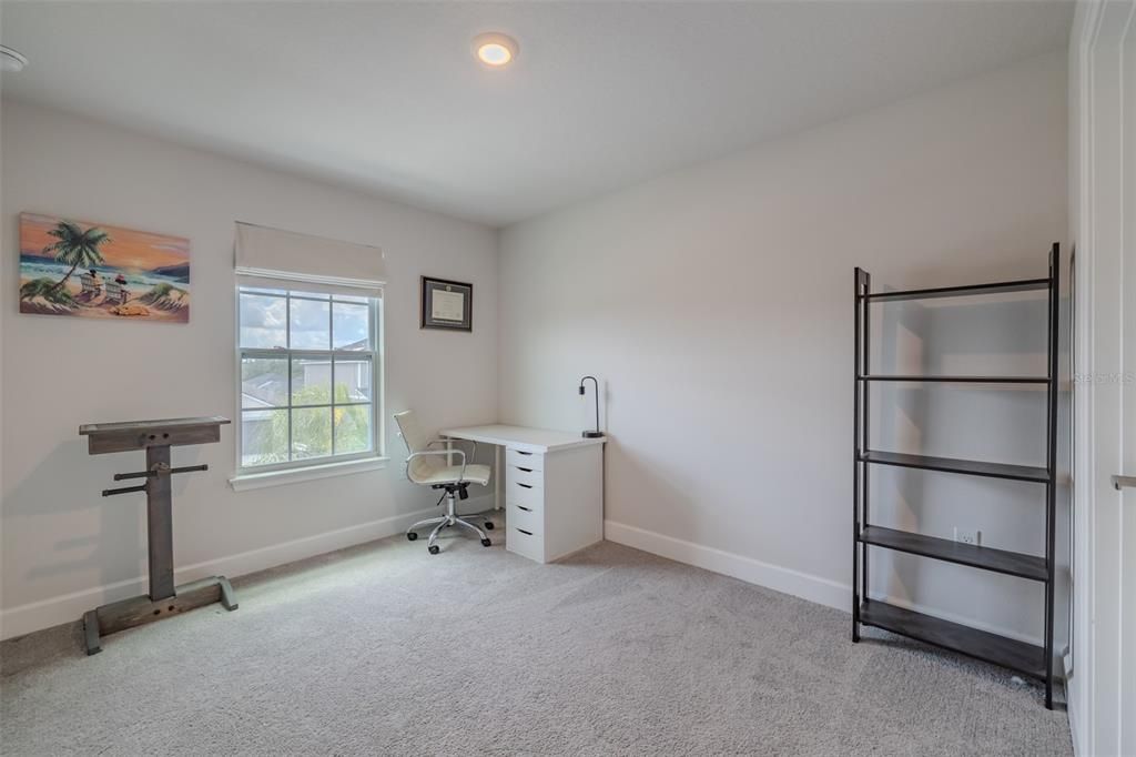 Home Office, Interior, Recessed Lighting