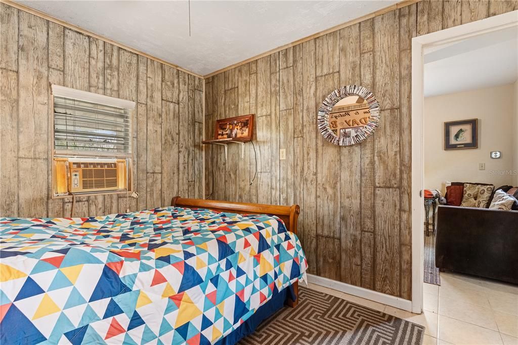 Bedroom, Interior, Wooden Walls