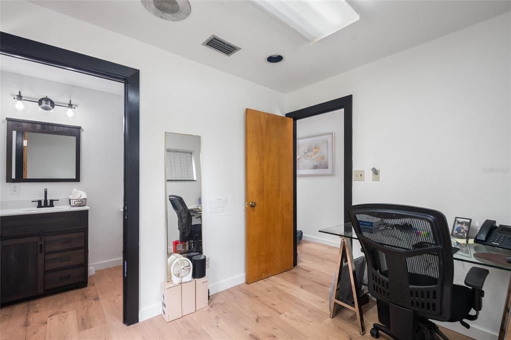 Home Office, Interior, Wood Texture Flooring
