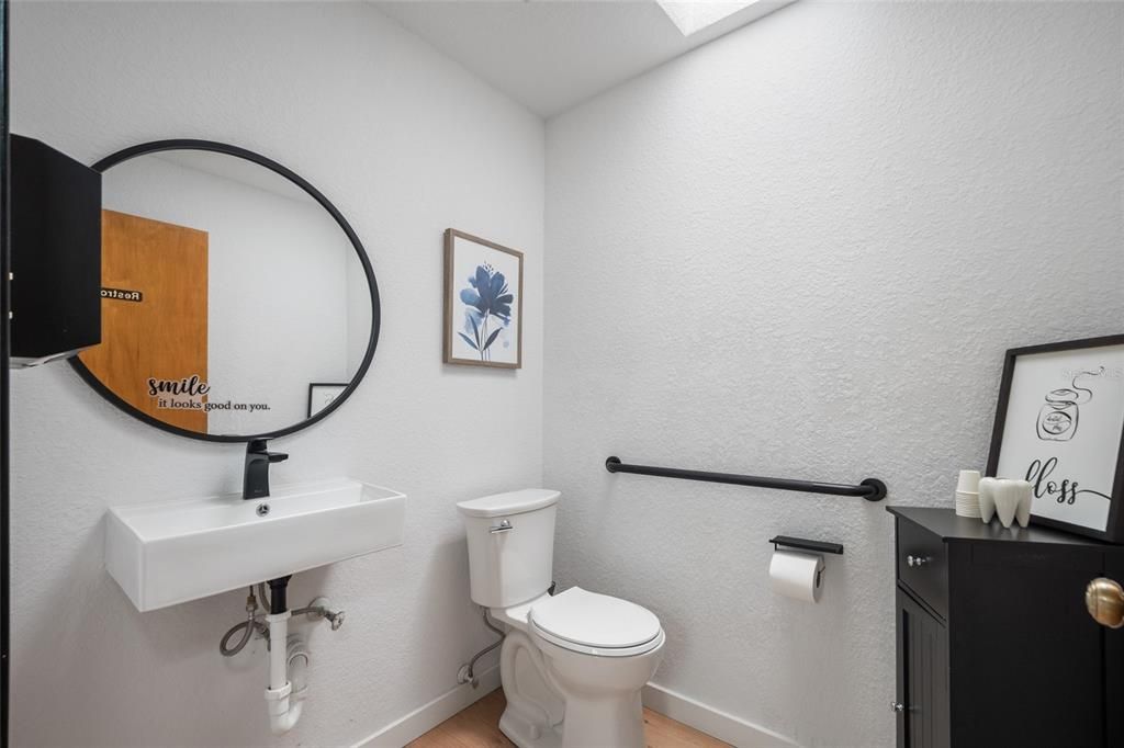 Bathroom, Interior, Wood Texture Flooring