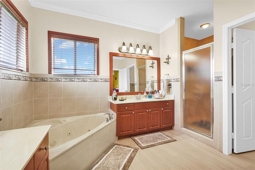 Bathroom, Interior, Wood Texture Flooring