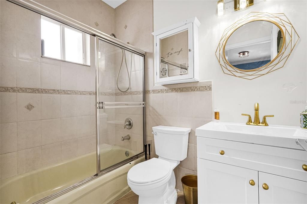 Bathroom, Glass Shower, Interior