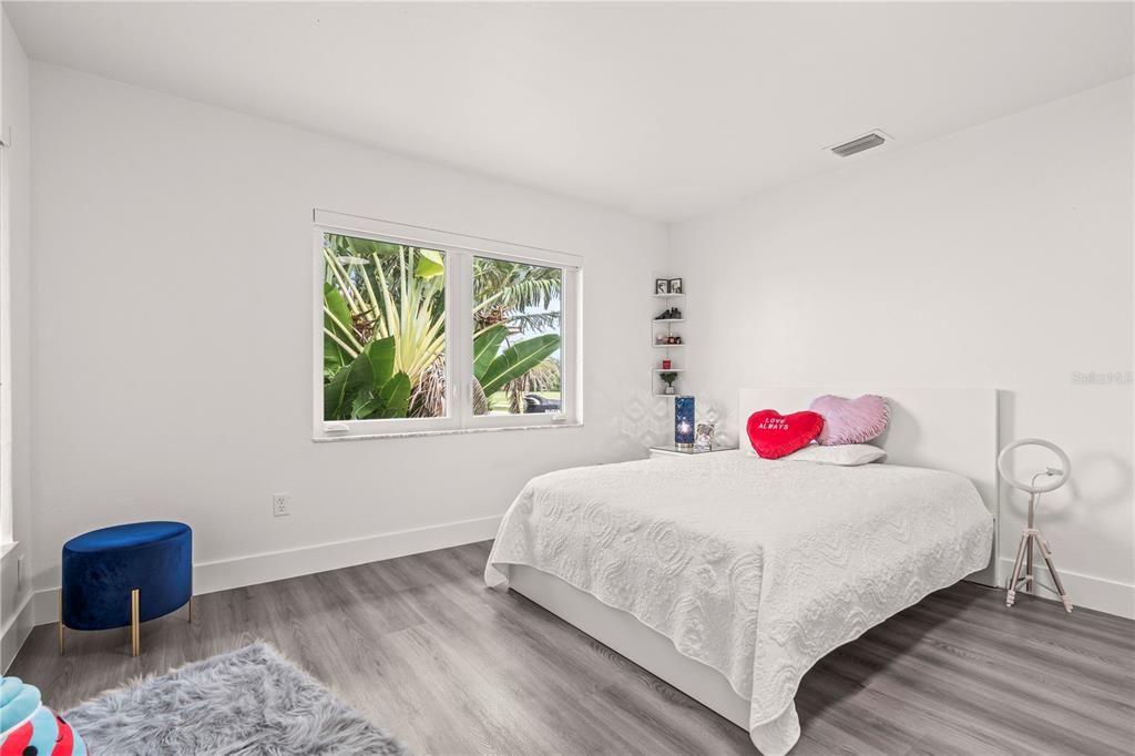 Bedroom, Interior, Wood Texture Flooring