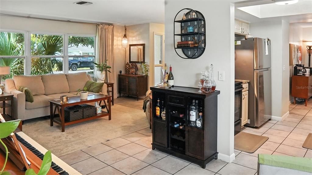 Interior, Kitchen, Living room