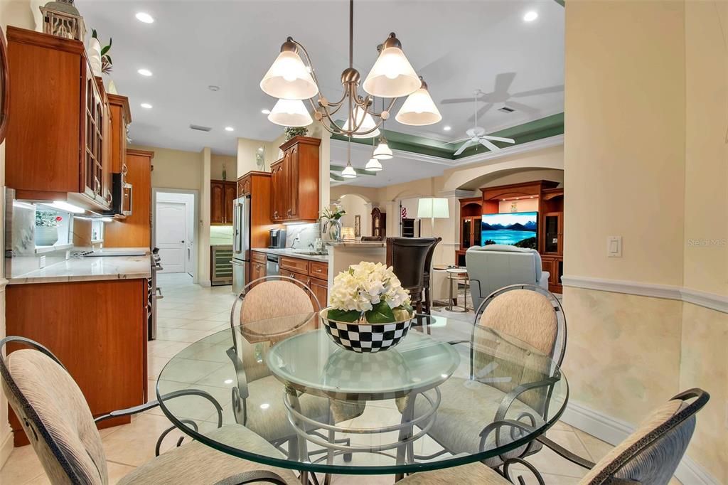 Chandelier, Dining room, Interior, Kitchen, Recessed Lighting