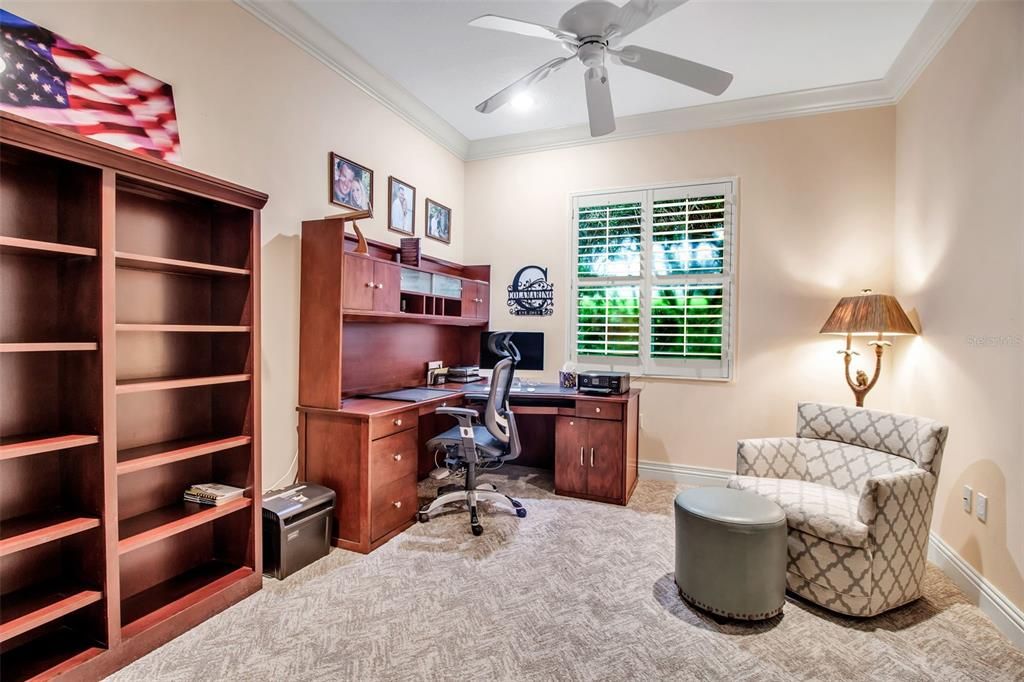 Home Office, Interior, Recessed Lighting