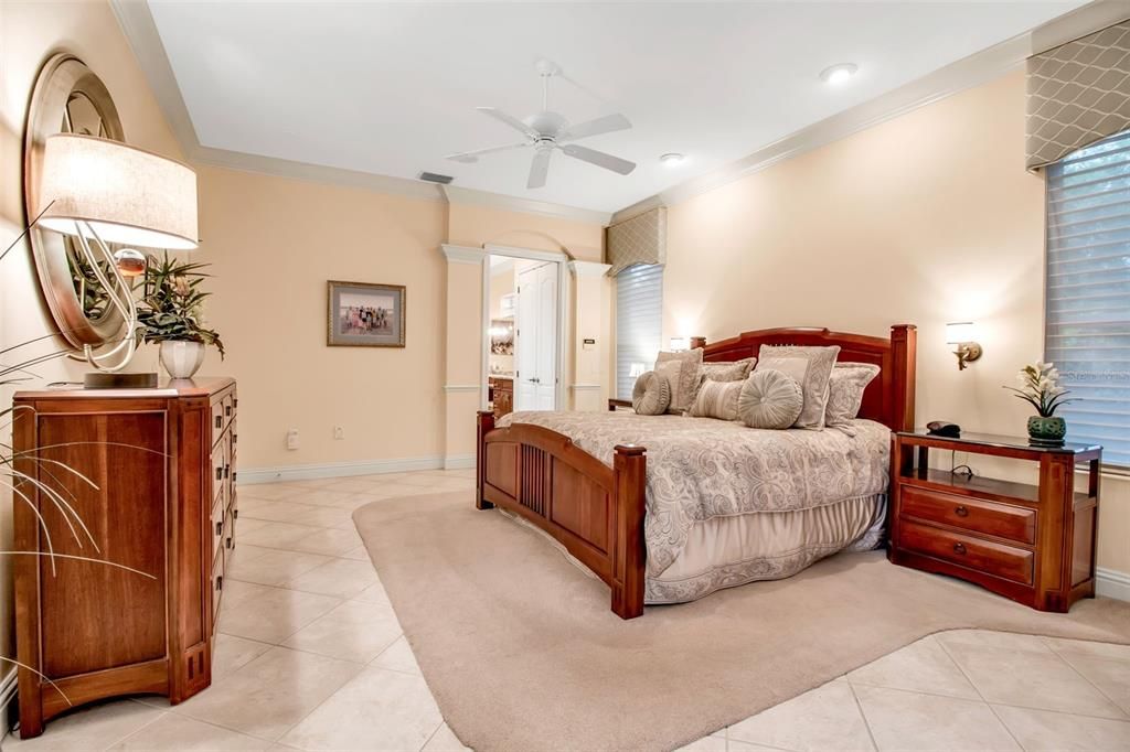 Bedroom, Interior, Recessed Lighting