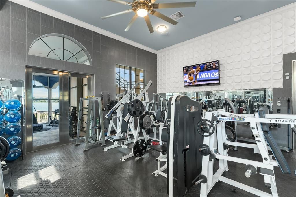 Fitness Equipment, Gym, Interior, Water