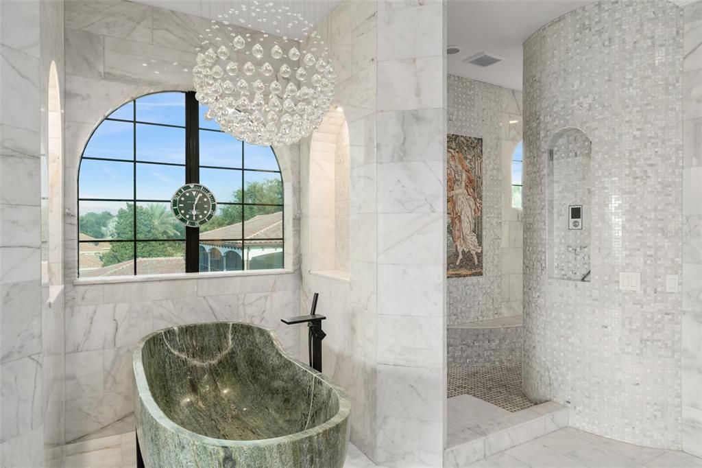 Bathroom, Interior, Marble, Marble Walls