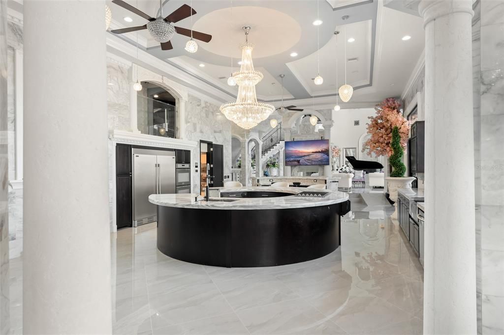 Chandelier, Interior, Pendant Lights, Piano, Recessed Lighting