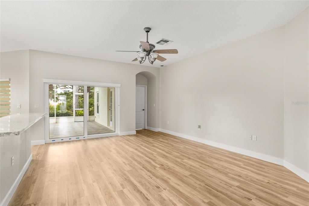 Empty room, Interior, Wood Texture Flooring