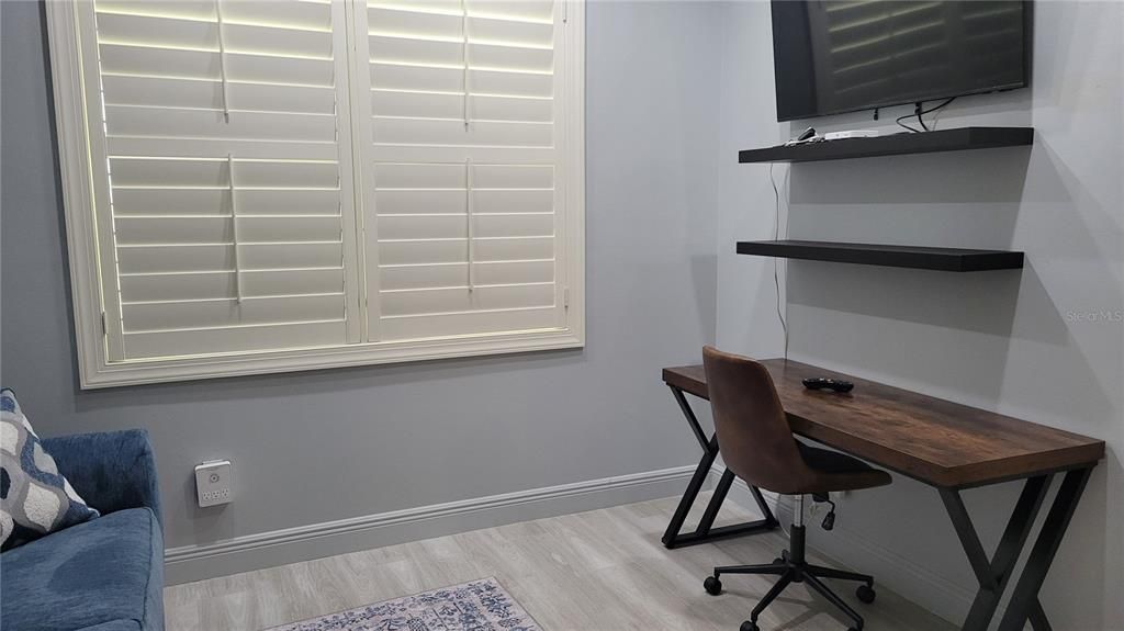 Home Office, Interior, Wood Texture Flooring