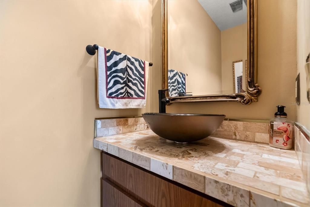 Bathroom, Interior, Tile Countertops